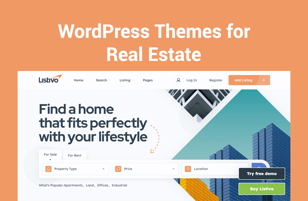 Real Estate WordPress Themes