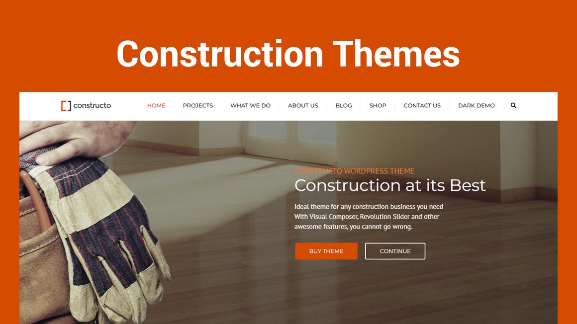 Construction WordPress Theme