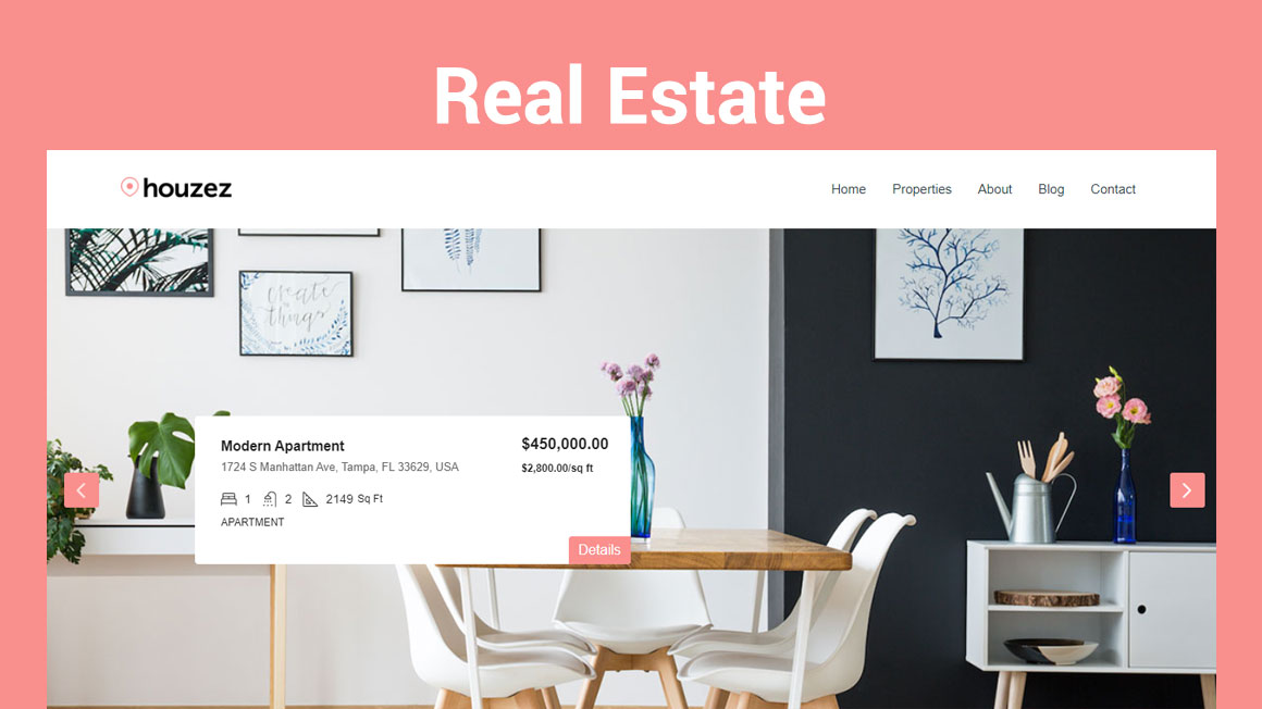 Real Estate WordPress Theme