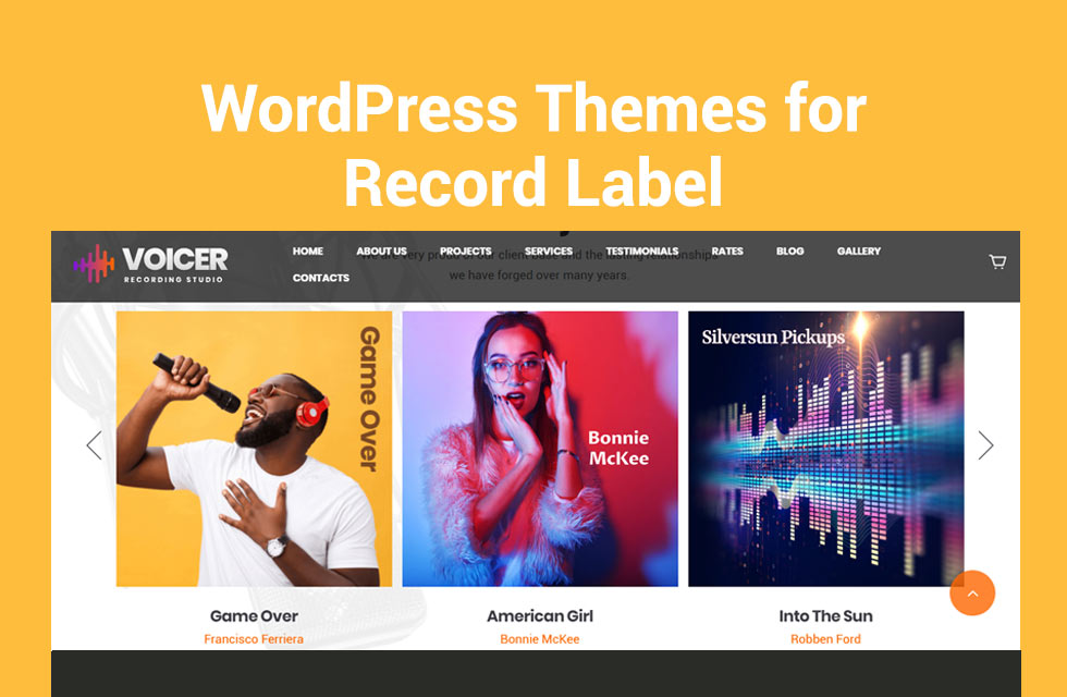 Best Record Label WordPress Themes