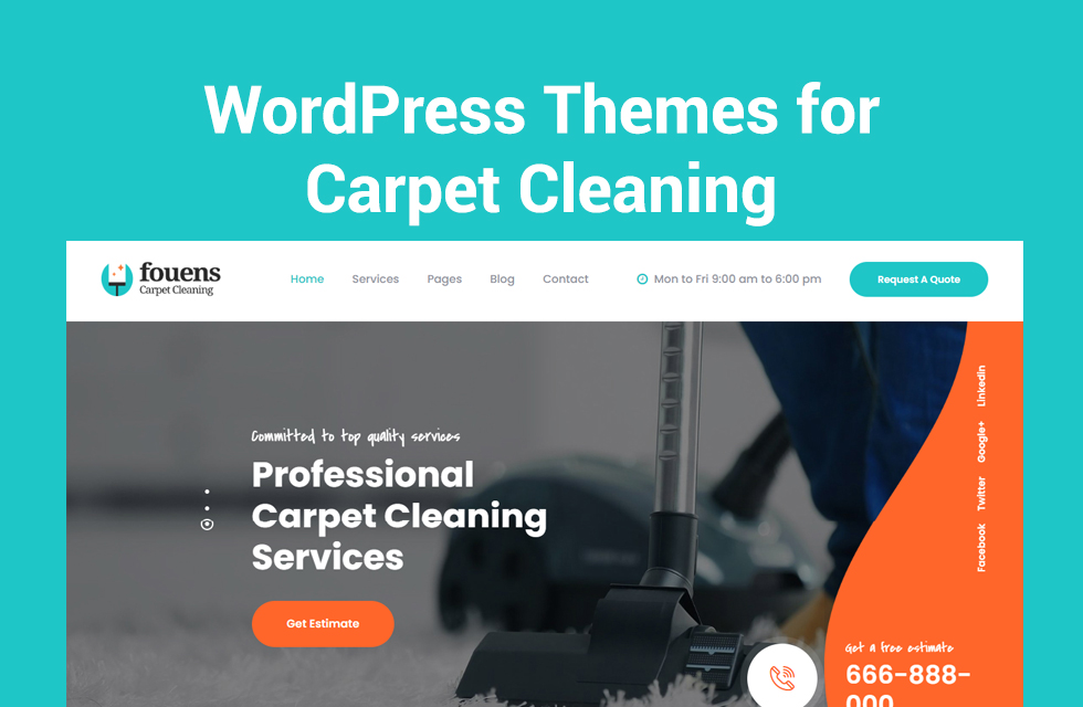 Best Carpet Cleaning WordPress Themes