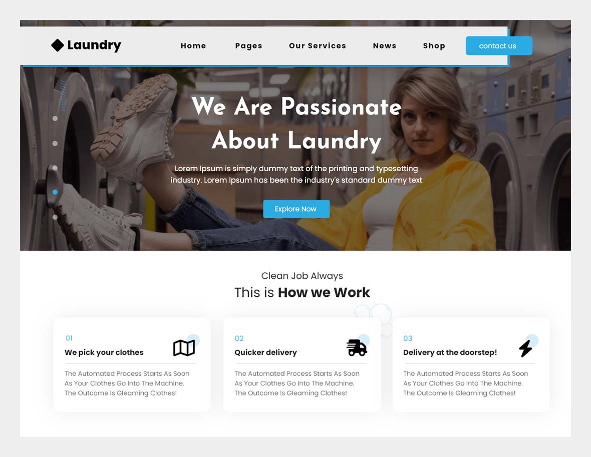 free laundry services