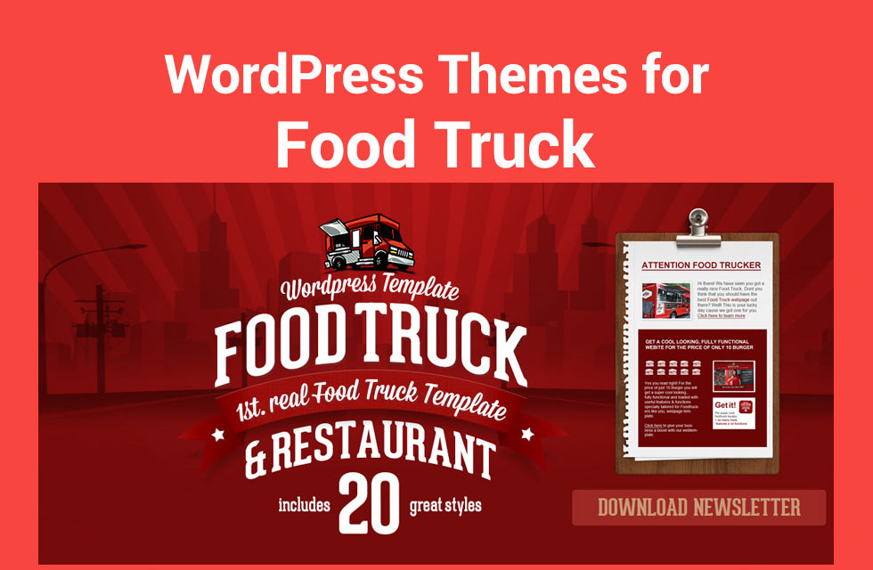 Food Truck WordPress Themes